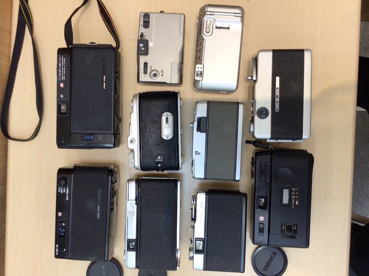 中古コンパクトカメラ フィルムカメラ まとめて10 ジャンク フィルム