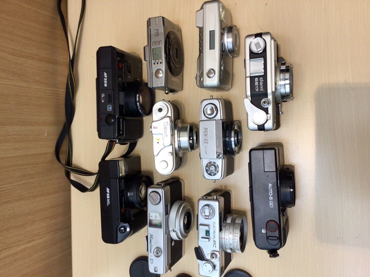 中古コンパクトカメラ フィルムカメラ まとめて10 ジャンク フィルム