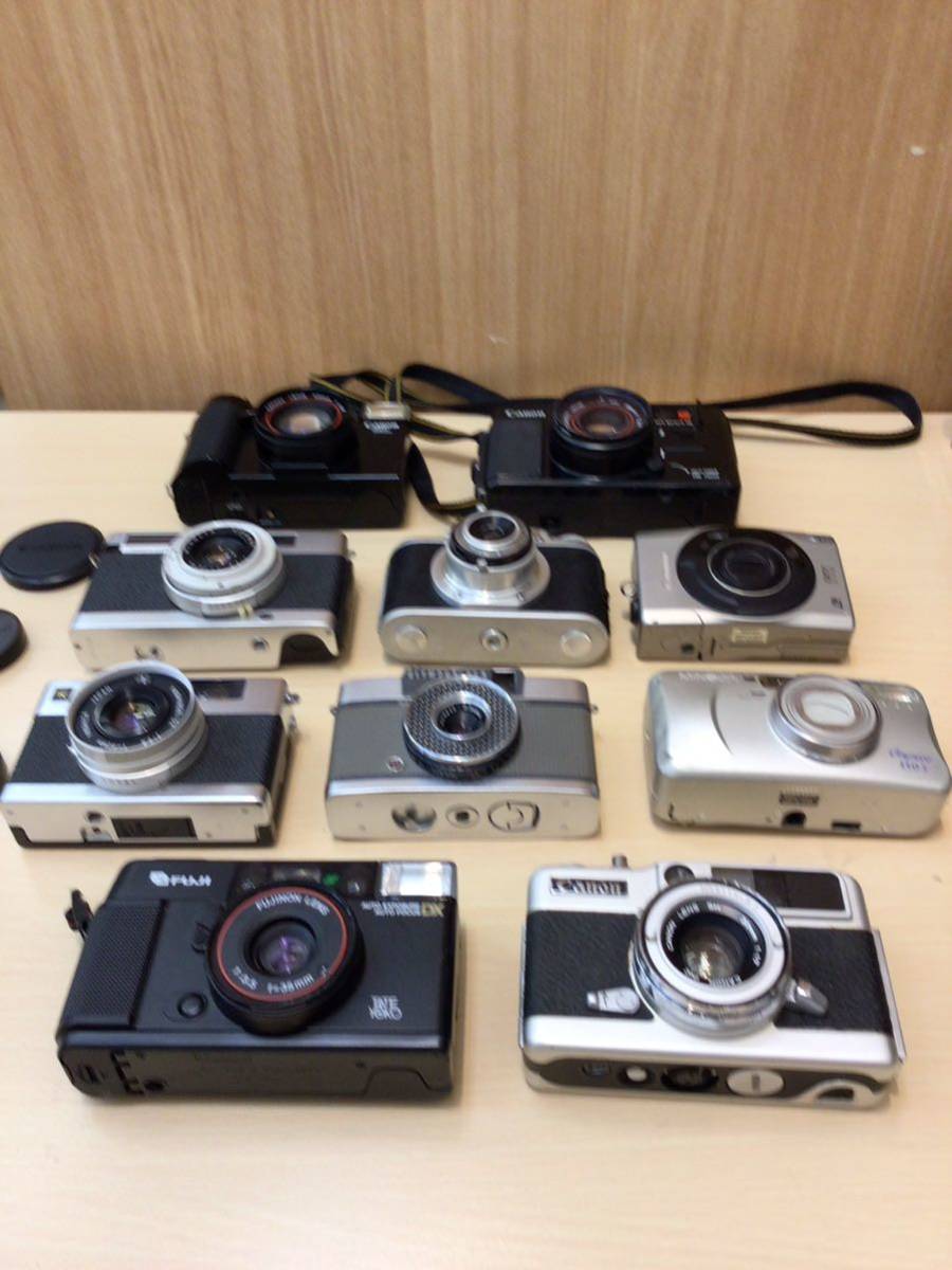 中古コンパクトカメラ フィルムカメラ まとめて10 ジャンク フィルム