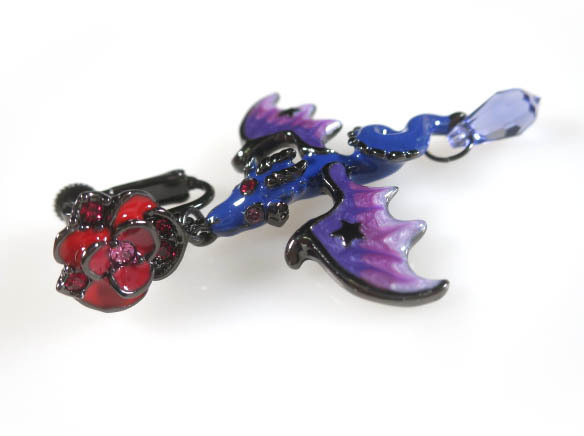 ANNA SUI ドラゴンモチーフイヤリング / アナスイ [B53969] ANNA SUI
