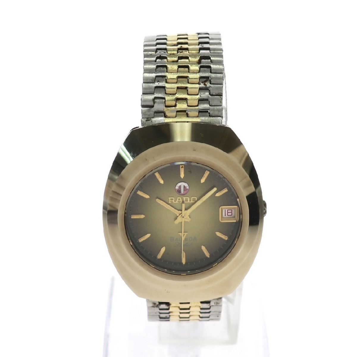 RADO ラドー バルボア BALBOA 1円スタート カットガラス 自動巻き ☆1 