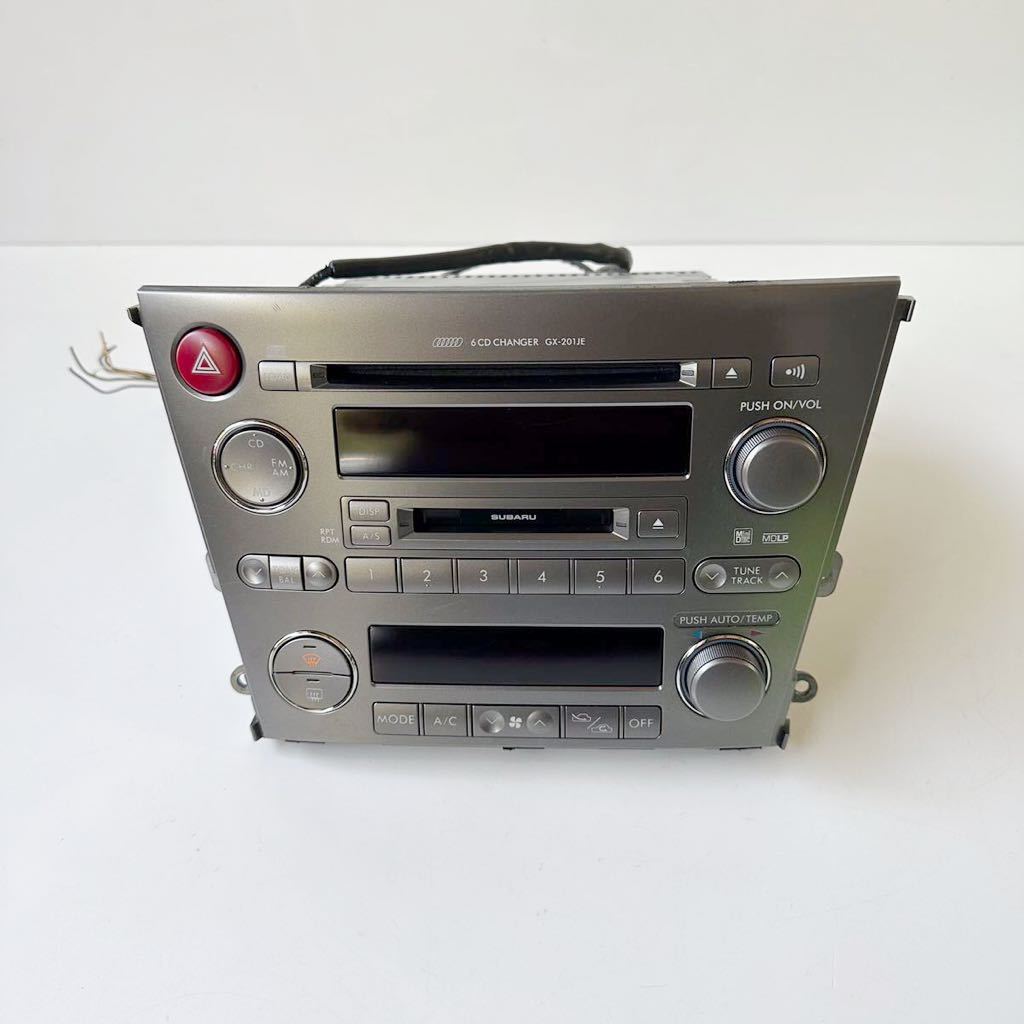 送料無料] スバル LEGACY レガシィ BP5 BL5 純正オーディオ 6連 CD