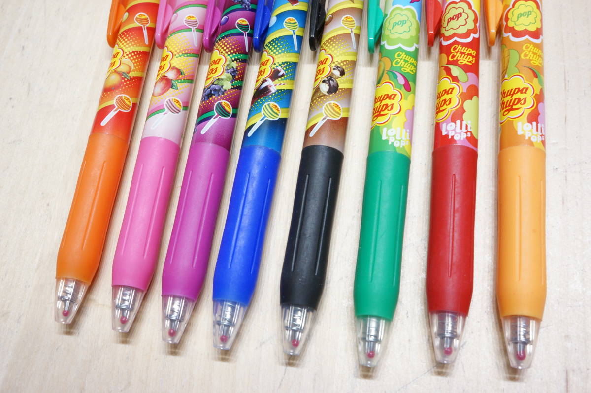 B28-6U】8本セット！ チュッパチャップス サラサ SARASA ノック式