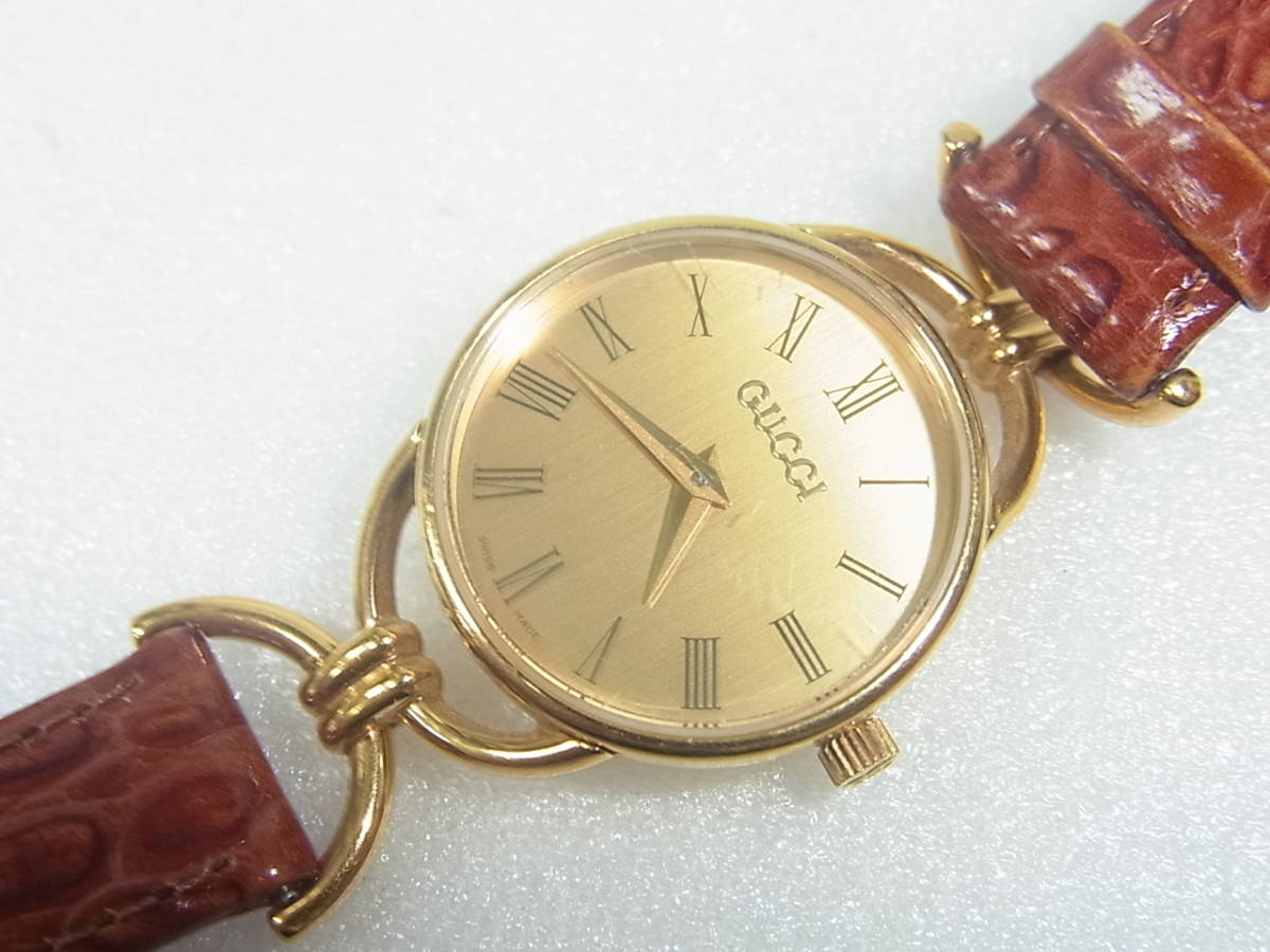 4253 GUCCI グッチ 6000.2.L レディース時計 電池交換済み | MUROM 