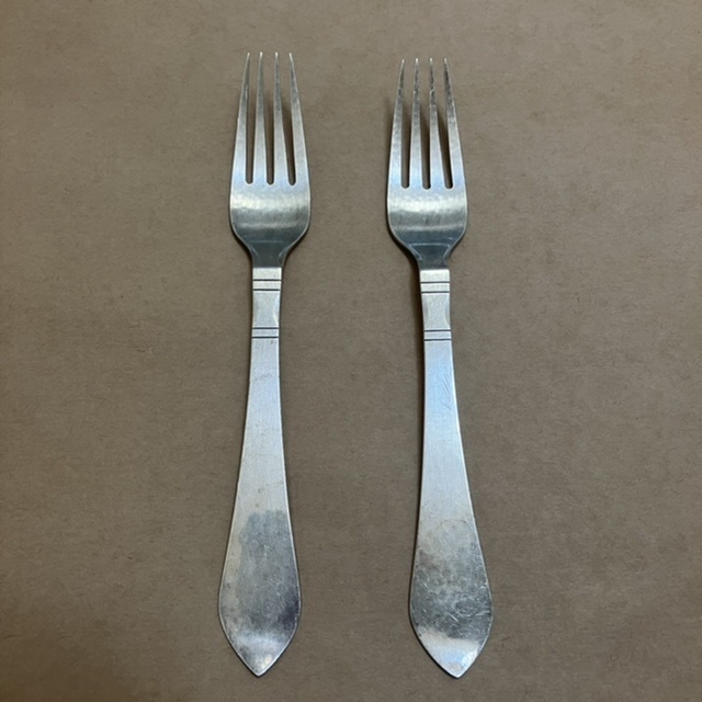 used 保管品　ジョージジェンセン フォーク2本セット　スターリングシルバー　86.3g カトラリー