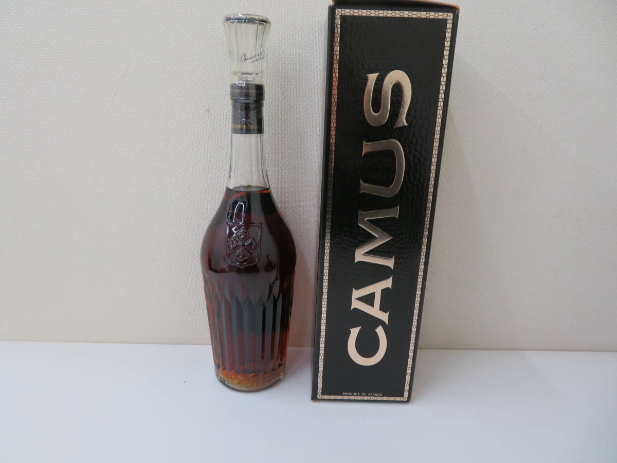 【未開栓】カミュ エクストラ ロングネック コニャック 700ml 箱付 古酒 ☆CAMUS XO COGNAC カミュ ロングネック コニャック ブランデー 700ml