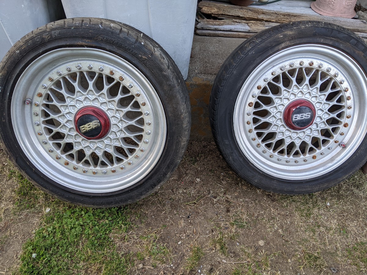 希少 鍛造 深リム BBS GERMANY RS035 RS037 16×7J 16×8J ET+