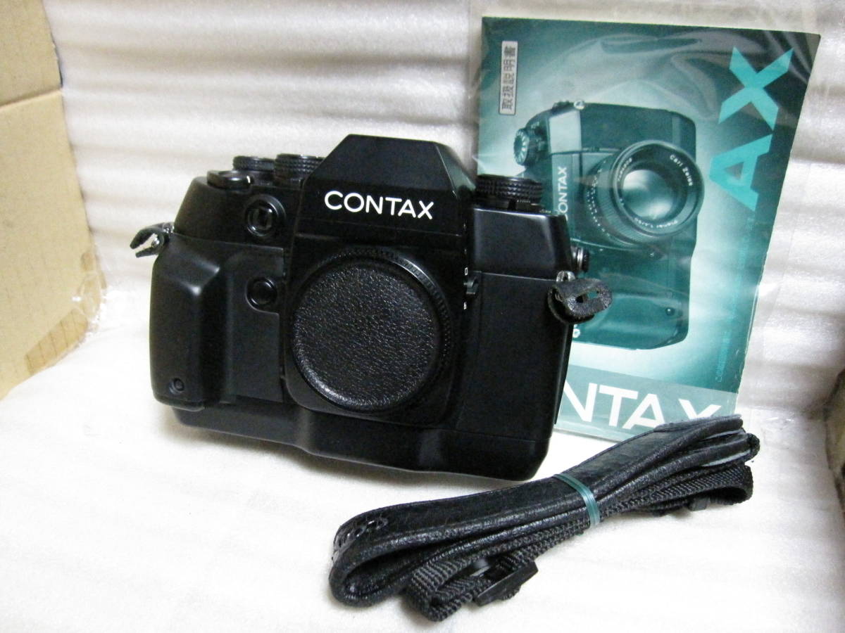 ☆CONTAX コンタックス☆② CONTAX AX 取説他付ボデー AX CONTAX