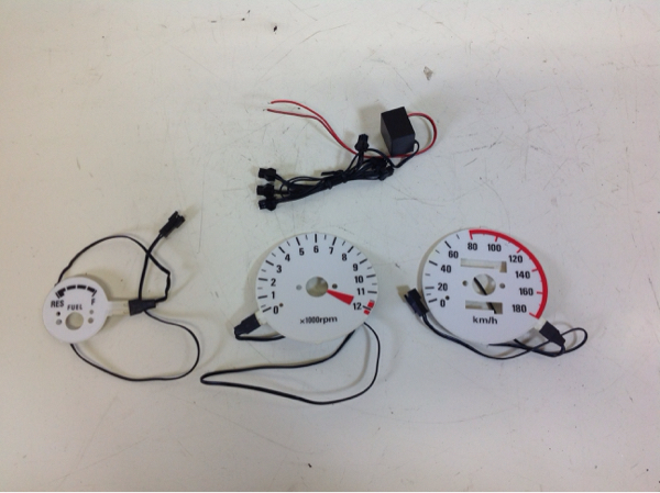 CBX400F メーター タコメーター スピードメーター ELパネル