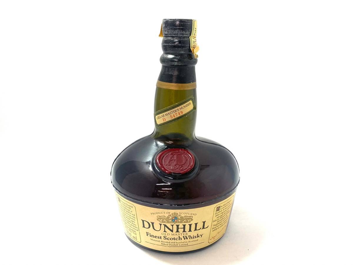ダンヒル オールドマスター 750ml dunhill スコッチウイスキー 未開栓 Dunhill 43%Alc ウイスキー750ml 古酒 Master Old OLD スコッチ ウイスキー 現状品