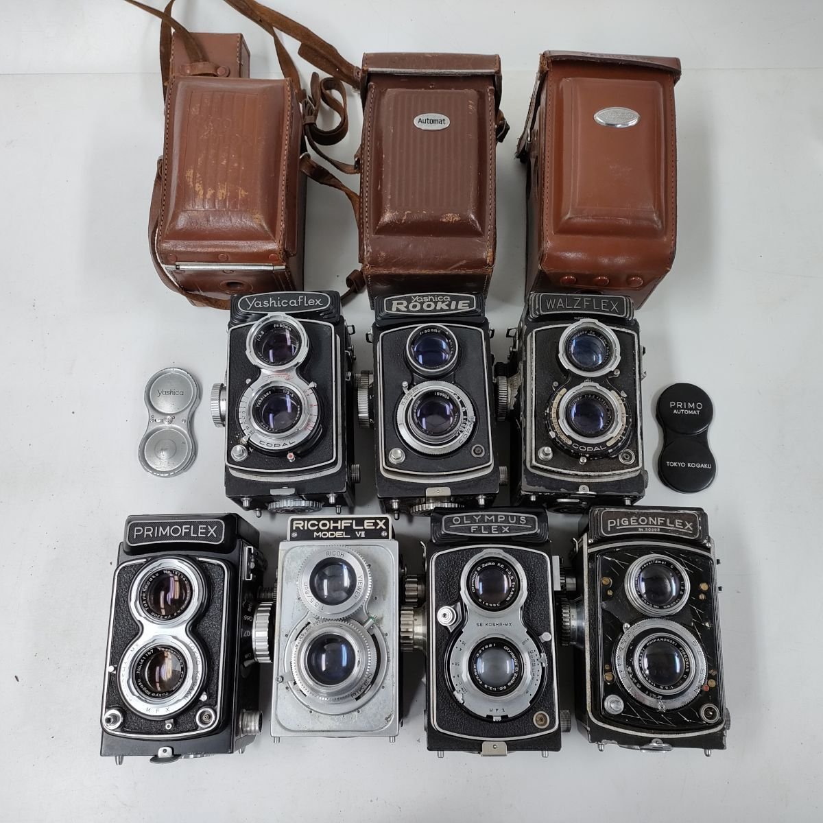 Yashicaflex ， Primoflex ， Olympus Flex ， Ricohflex 他 二眼レフ