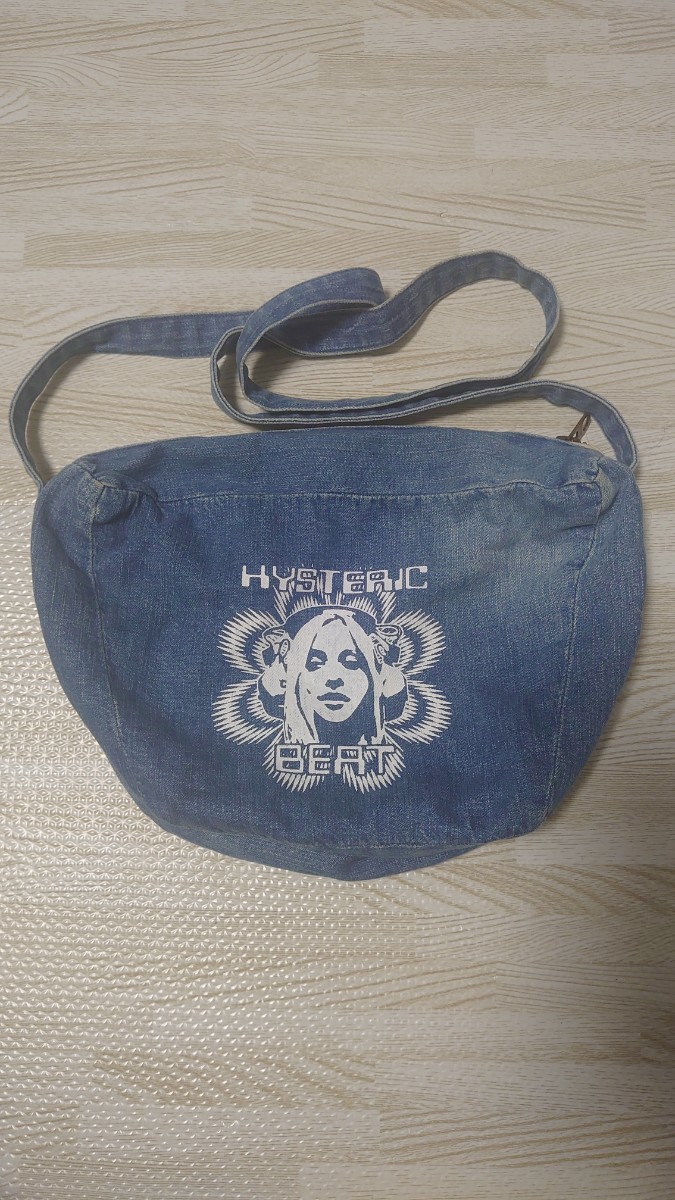 HYSTERIC GLAMOUR デニム ショルダーバッグ ヒステリックグラマー HYSTERIC GLAMOUR ショルダーバッグ デニム生地