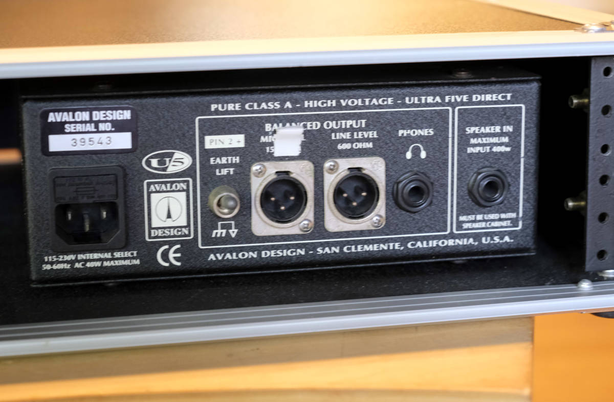 Avalon Design U5 ダイレクトボックス AVALON DESIGN ⁄ U5 SILVERベースDI AVALON U5アヴァロン アヴァロン