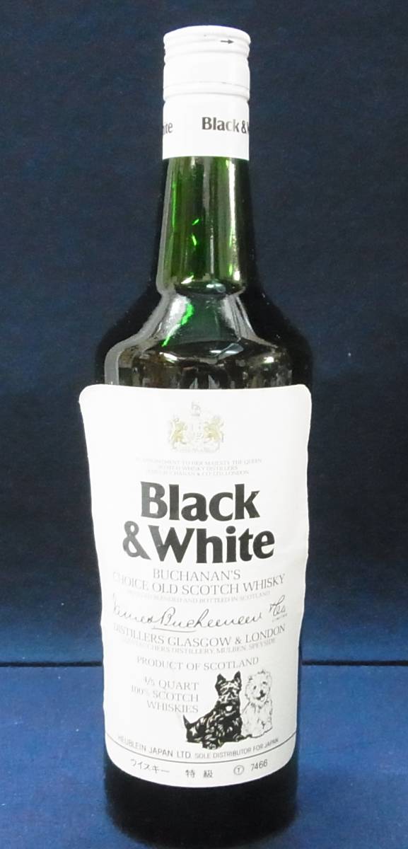 古酒 未開栓 ブラック&ホワイト 760ml 43度 未開栓△古酒 Black