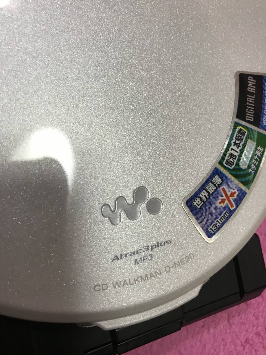 SONY D-NE20 CD ブルー WARKMAN 家電＆カメラ ジャンク品 SONY CD