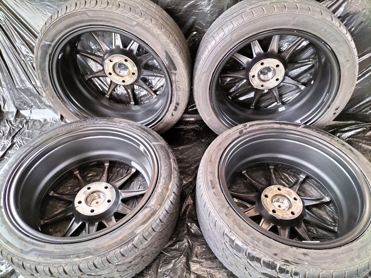 軽量 KYOWA RACING KR1182 18インチ 7.5J +40 114.3-5 225/45R18 