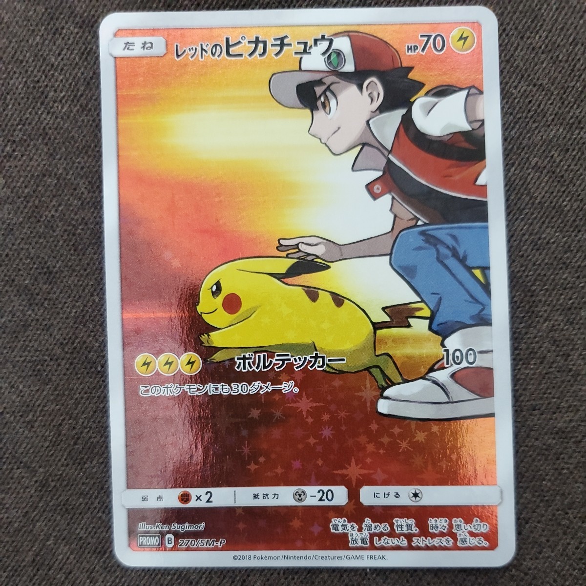 ポケモンカード SM レッドのピカチュウ プロモ 【公式通販】