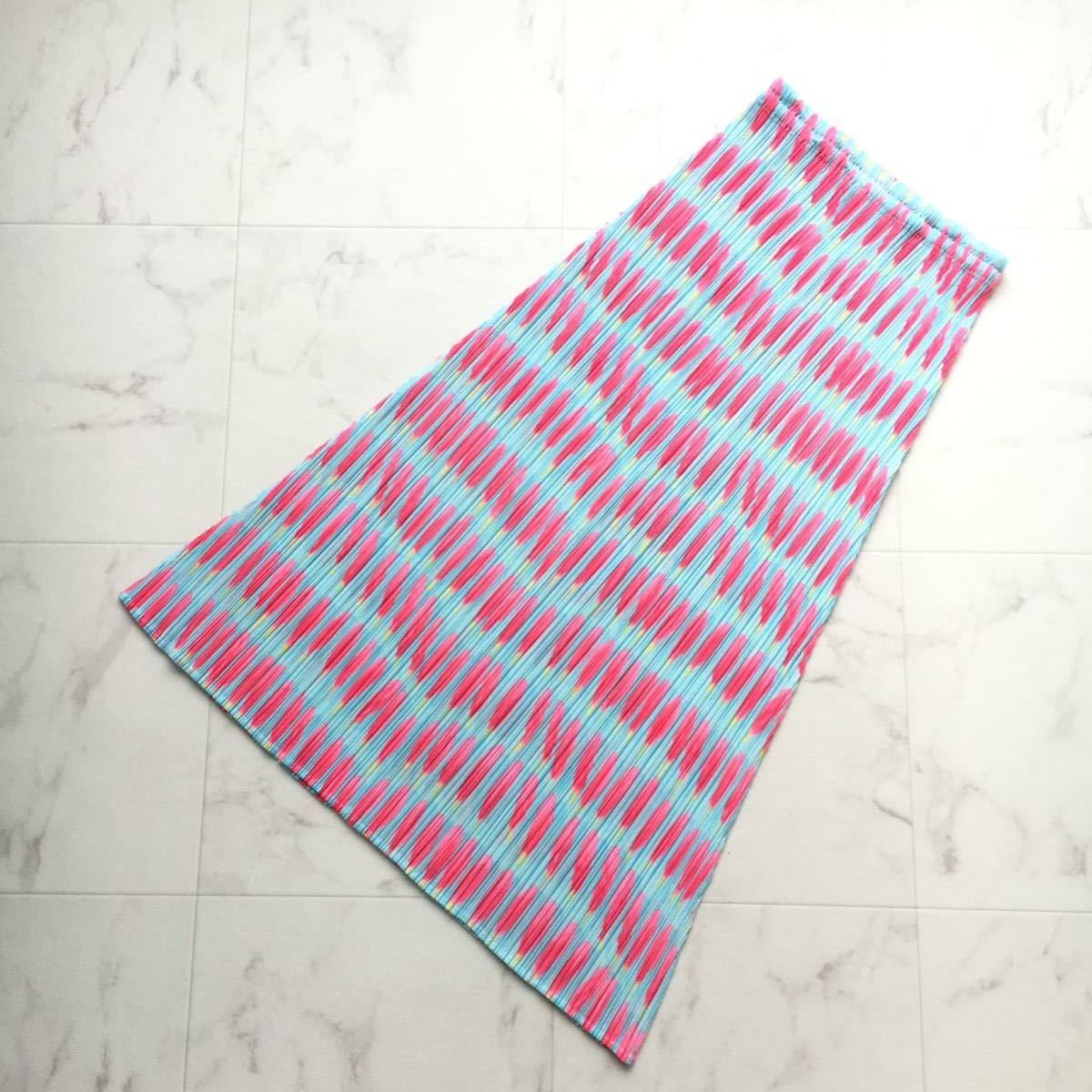 美品　PLEATS PLEASE 希少カラー　プリーツスカート ロング丈 美品 PLEATS PLEASE プリーツプリーズ レアデザイン ロング スカート
