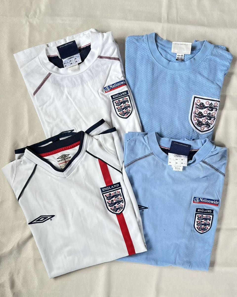 UMBRO ENGLAND サッカーシャツ パンツ セット イングランド代表 ENGLAND UMBRO アンブロ 4点セット ユニフォーム