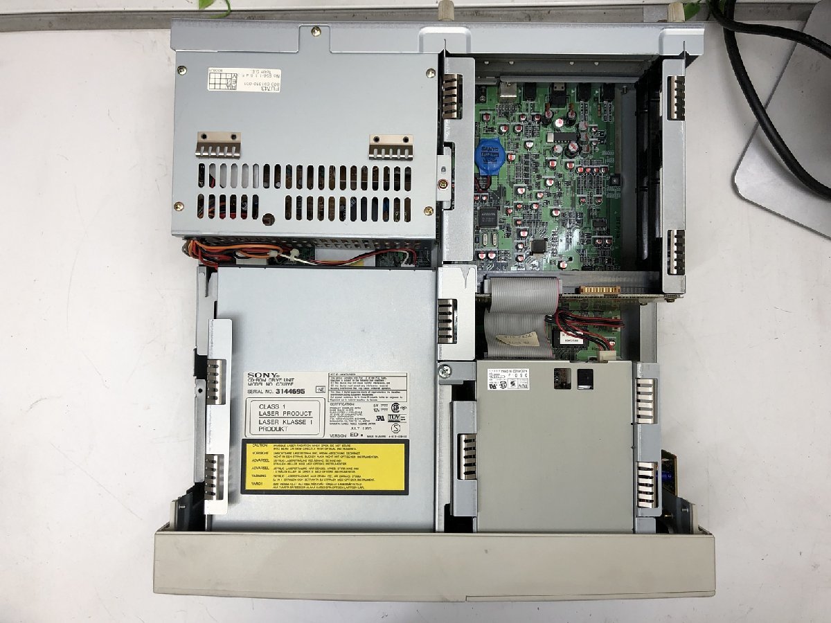 送140サイズ】NEC PC-9821Cx2 P-75/MEM14.6MB/HDD欠 FDDより起動OK/