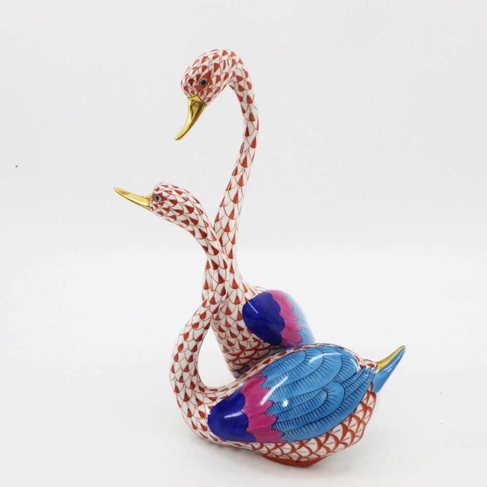 HEREND ヘレンド フギュリン 置き物 カモ鴨 ヘレンド フィギュリン