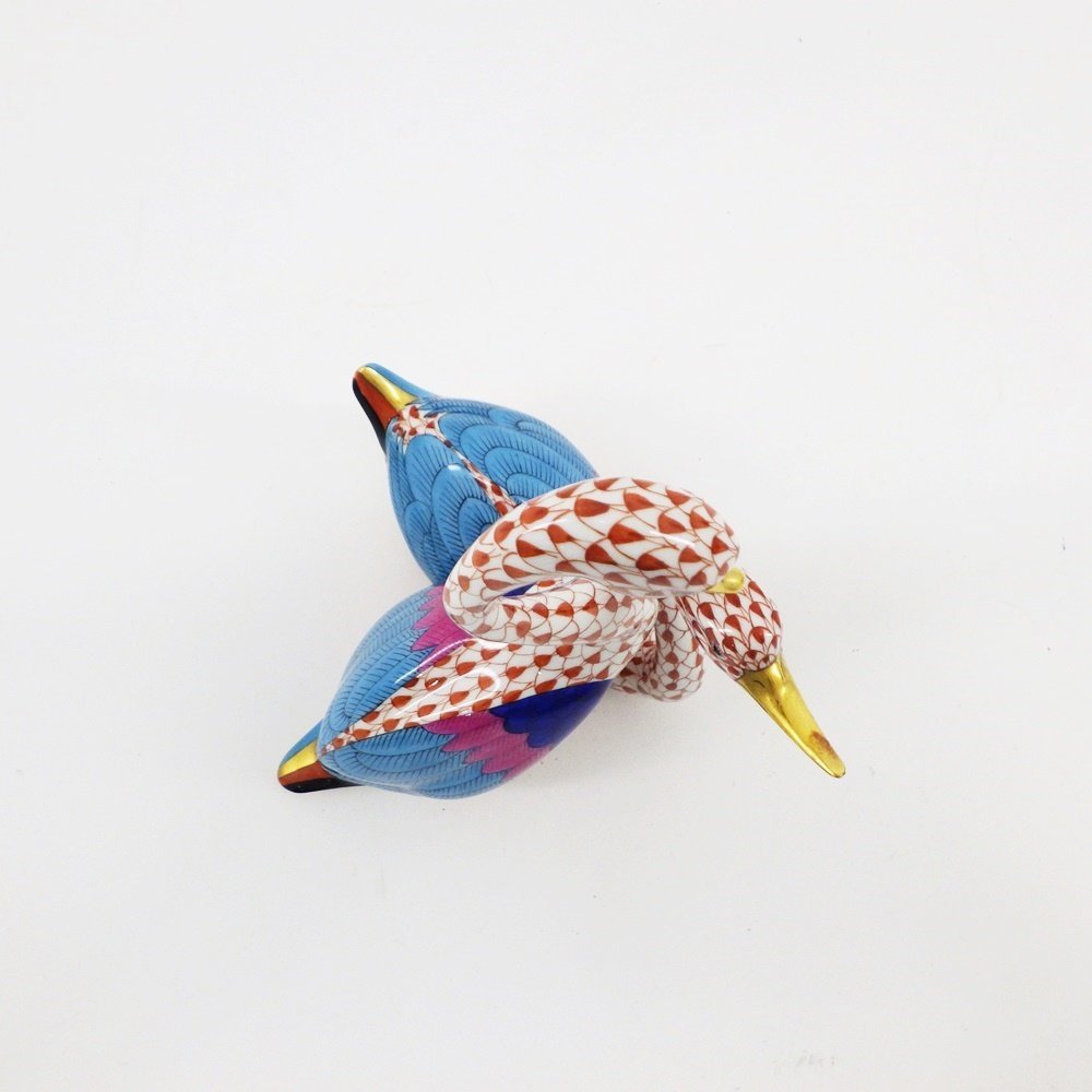 HEREND ヘレンド フギュリン 置き物 カモ鴨 ヘレンド フィギュリン