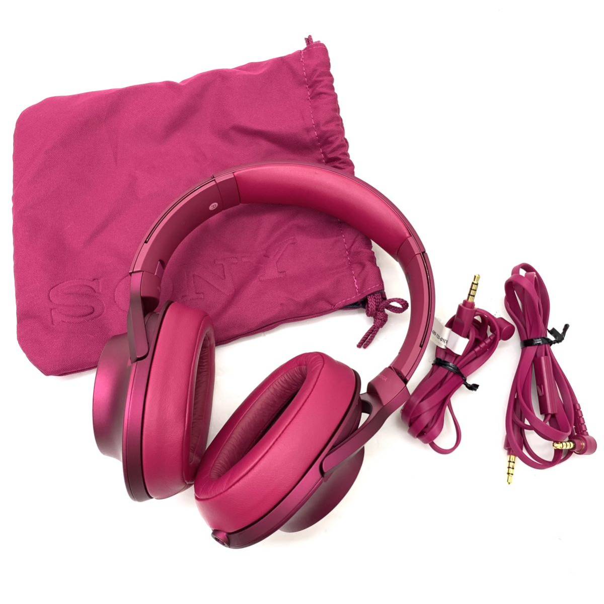Sonny h.ear on(MDR-100A) ボルドーピンク SONY h.ear on MDR-100A(P