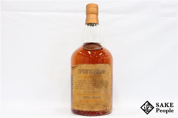 ◇注目! スプリングバンク 10年 シングルモルト 750ml 46% スコッチ