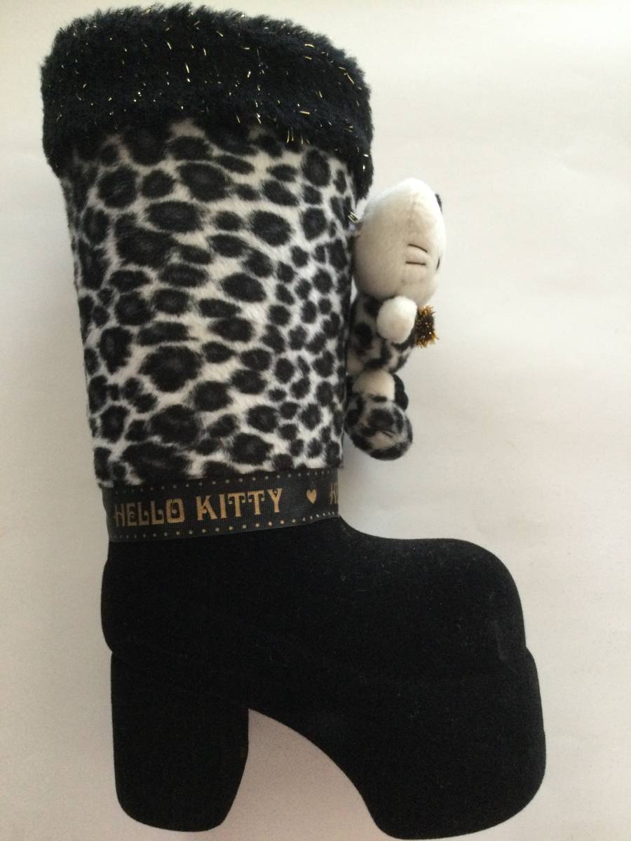 2001年サンリオ ハローキティ クリスマスブーツ レオパード 豹柄