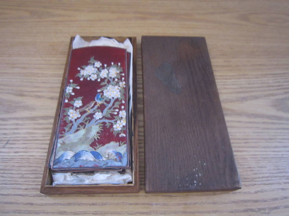 大正頃、金工、七宝、和ガラス、敷板、煎茶道具