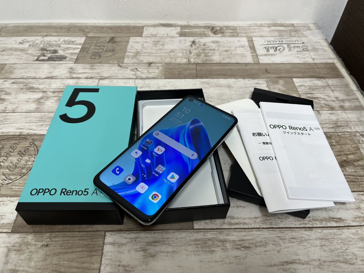 ジャンク扱い 動作品 Y!mobile版 OPPO Reno5 A（eSIM対応）A103OP SIM