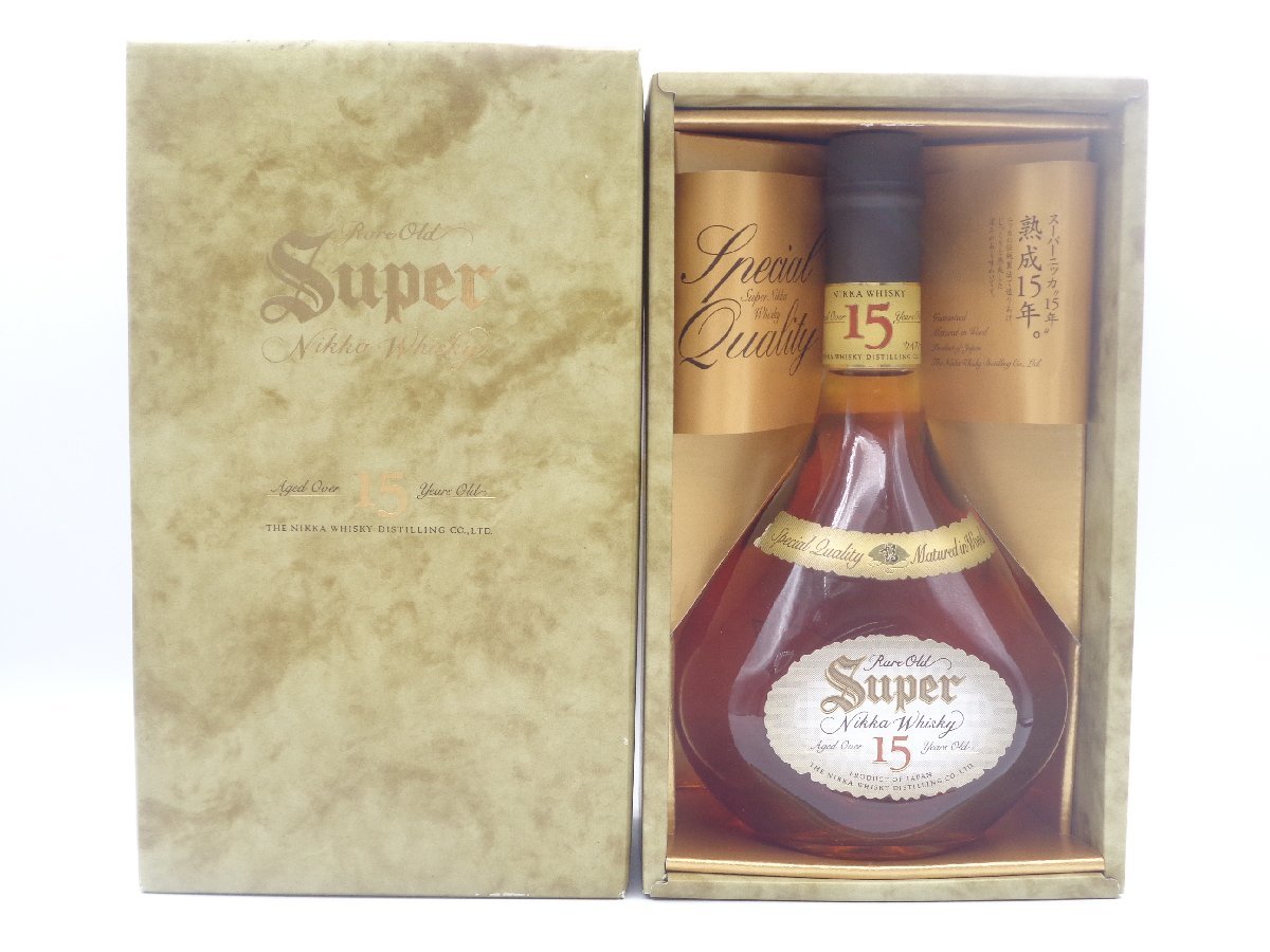 2026年最新古酒 ☆古酒/ニッカウヰスキー/スーパーニッカ/色絵ボトル