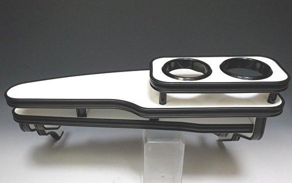 現品限り！50系プリウス フロントテーブル ホワイト オールブラック 50