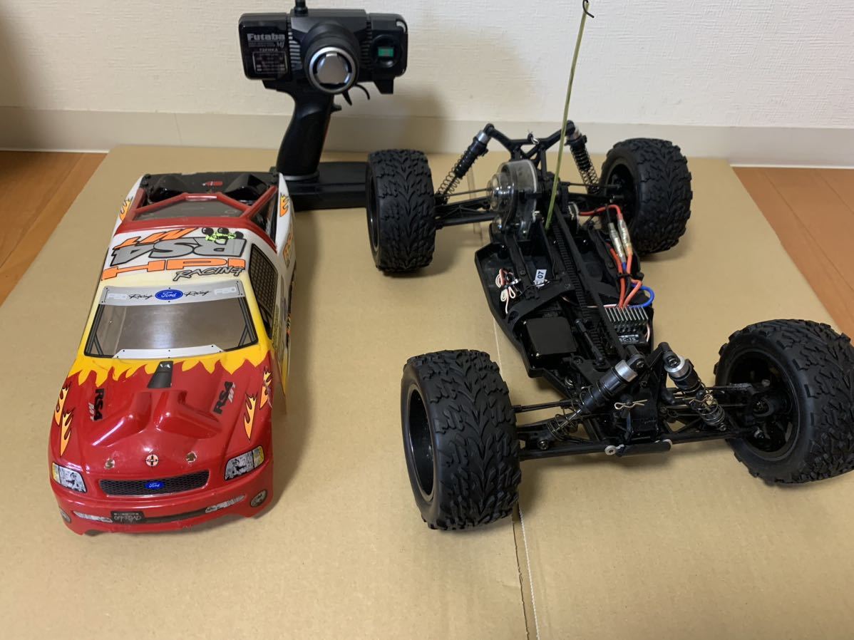 HPI レーシング 1/10 RS4 MT 4WD モンスタートラック プロポ付き(hpi 