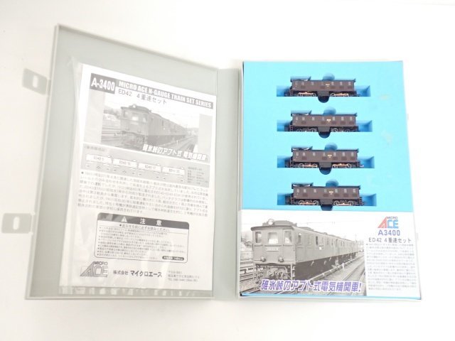 良品】MICRO ACE 鉄道模型 Nゲージ A3400 ED42 4重連セット ブック型