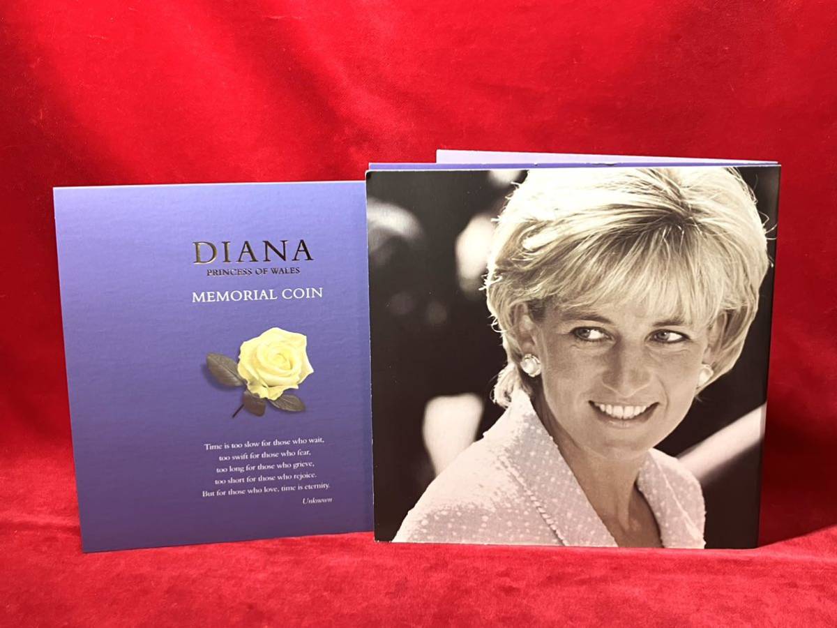 英国製 ダイアナ妃 メモリアルコイン 5ポンド プルーフ硬貨 未開封品 