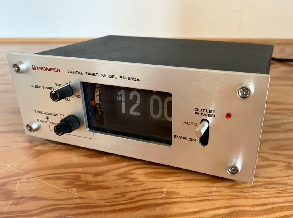 1222M）PIONEER パイオニア オーディオタイマー PP-215A 昭和 レトロ