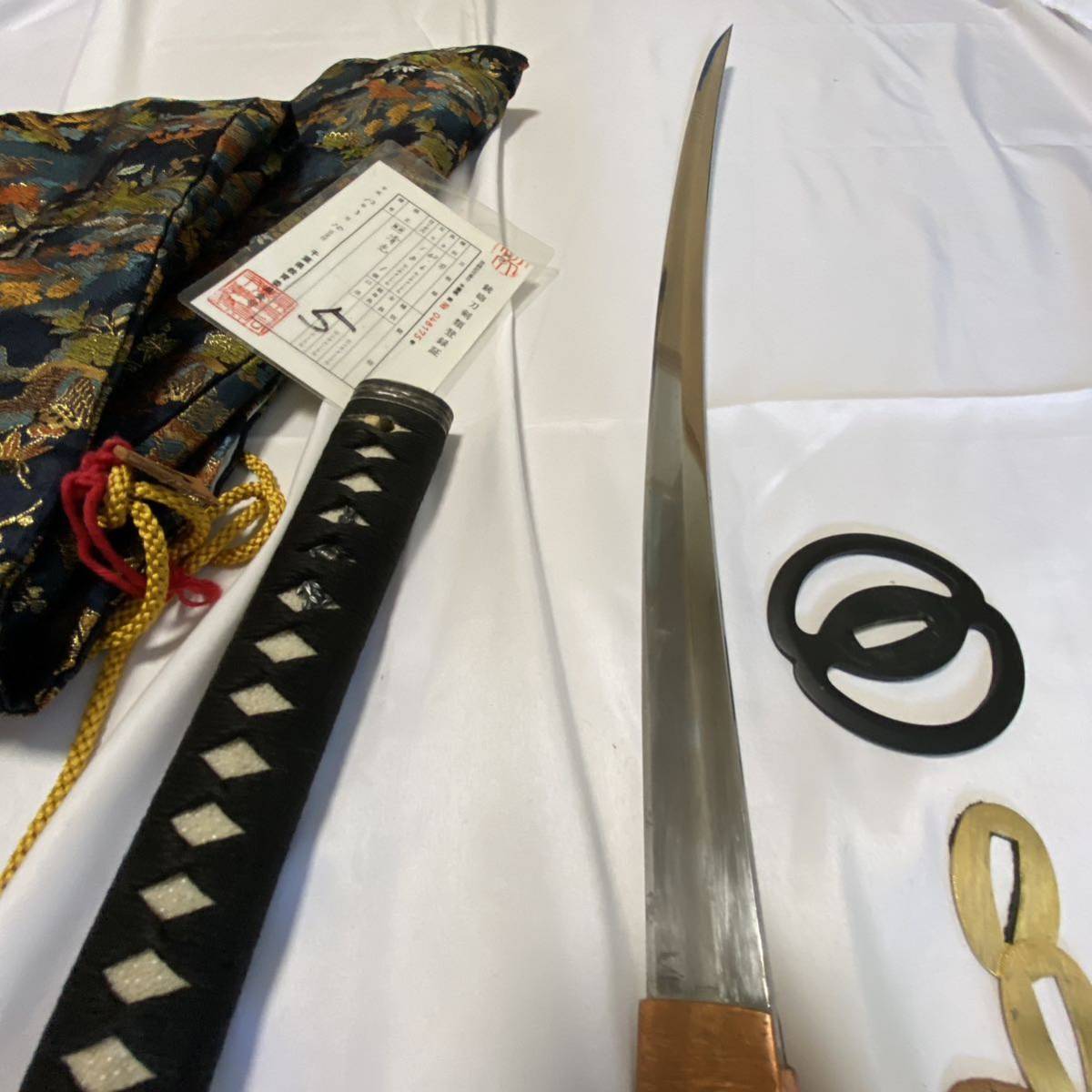 日本刀 清光 刀 62.6cm 登録証あり売りきり