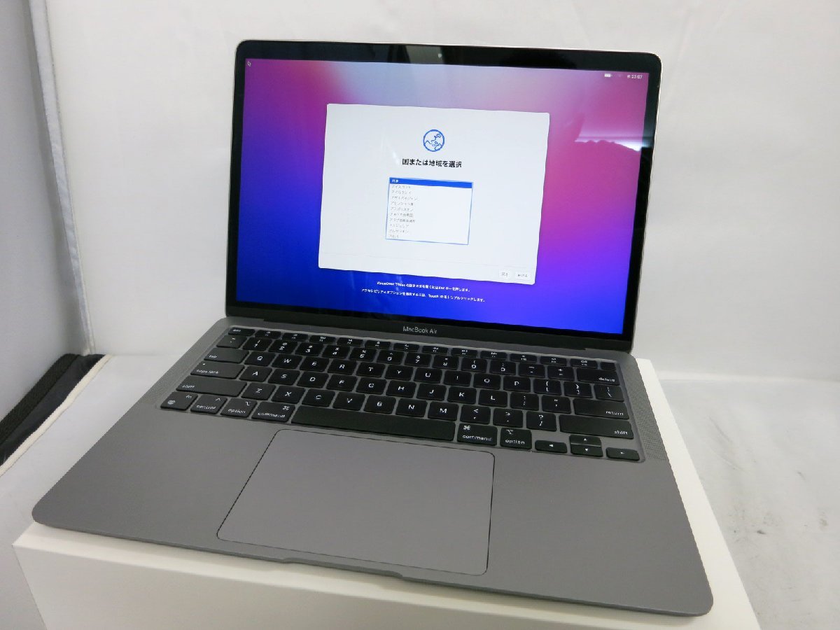 Air MacBook Apple 13.3-inch 0 M1 ゴールド Late-2020 SSD256GB 中古 