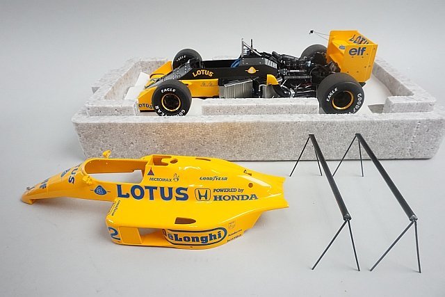 AUTOart オートアート 1/18 Lotus Honda ロータスホンダ 99T F1 A.セナ