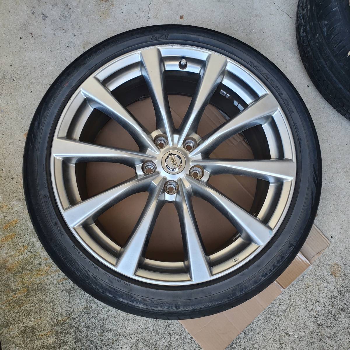 V36 スカイライン クーペ 純正ホイール ENKEI製 18インチ 18X7.5J+45