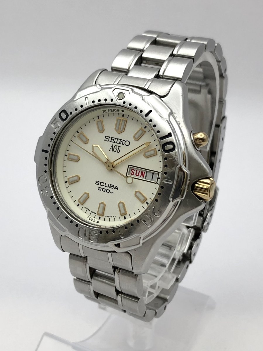 AGS セイコー SEIKO SCUBA 200m Yahoo!オークション ags - ダイバー 1 
