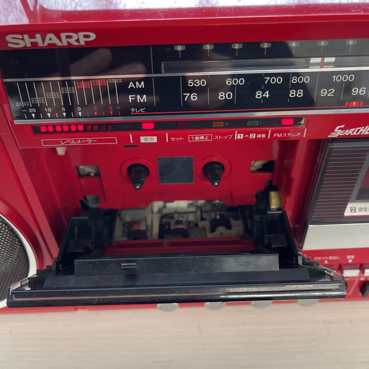 SHARP GF-490R 昭和レトロ ダブルカセットデッキ THE SEARCHER 公式
