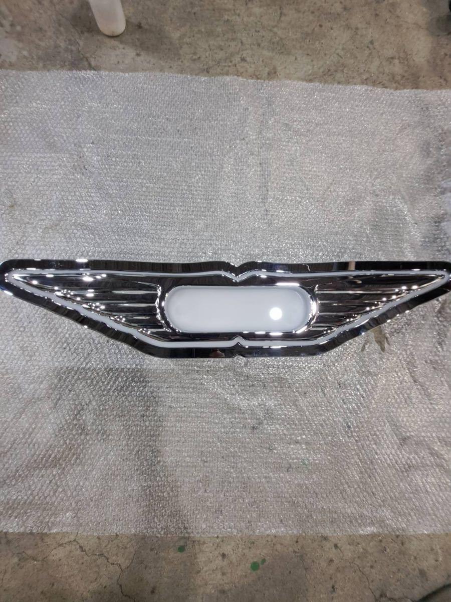 ヤマモトオリジナル大型用鉄メッキ日野バスマーク