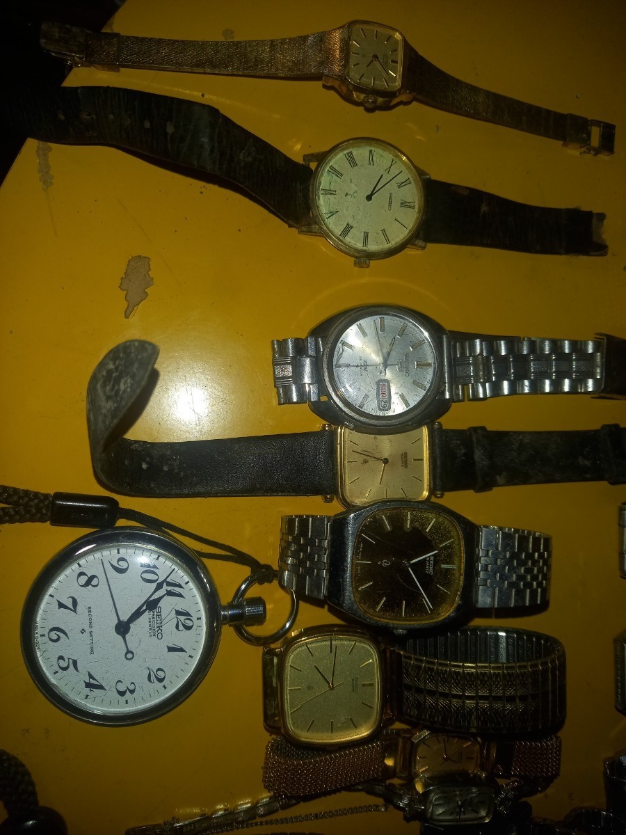 SEIKO 腕時計まとめて23個 動作未確認のためジャンク稼働品あり SEIKO