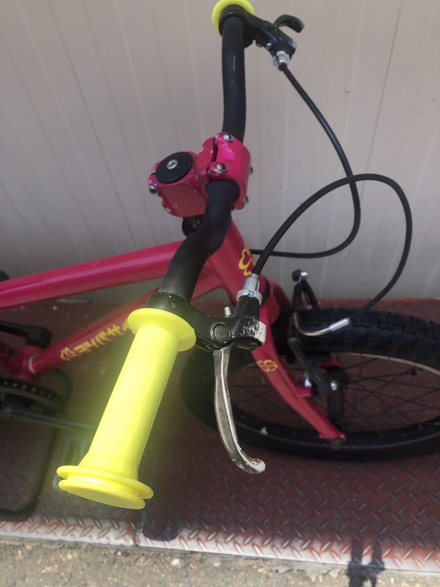 ○ヨツバサイクル18インチ○子供用自転車○タイヤ前後新品交換 