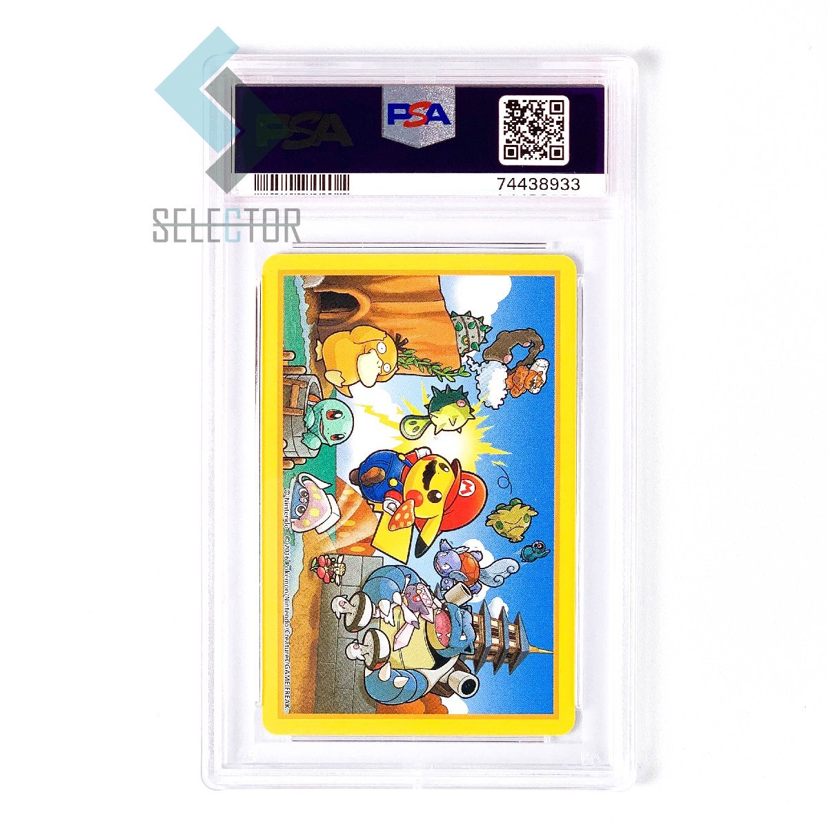トランプ マリオピカチュウ PSA10ポケモン × 任天堂 2016年 ♣️K