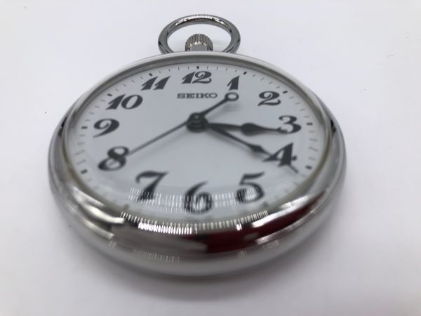 美品 動作品 セイコー/SEIKO 鉄道時計 懐中時計 7C21-0AA0 （管
