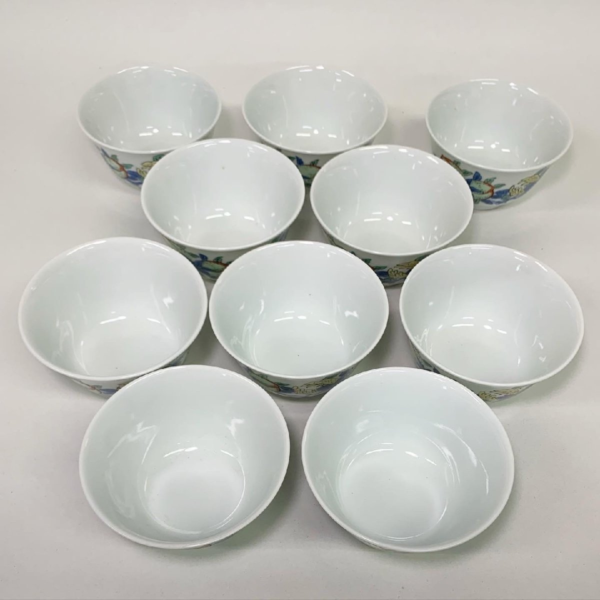 煎茶道具 平安 清昌 煎茶碗 京焼 造 平安清昌 染付 共箱 宝瓶 急須