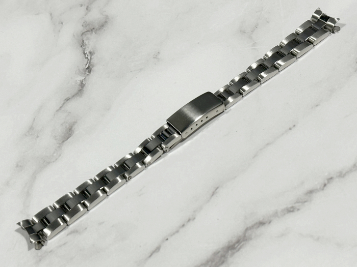 ラグ幅:17ｍｍ メタルブレス 腕時計ベルト ブレスレット センターポリッシュ [ロレックス ROLEX 対応] ステンレス バンド